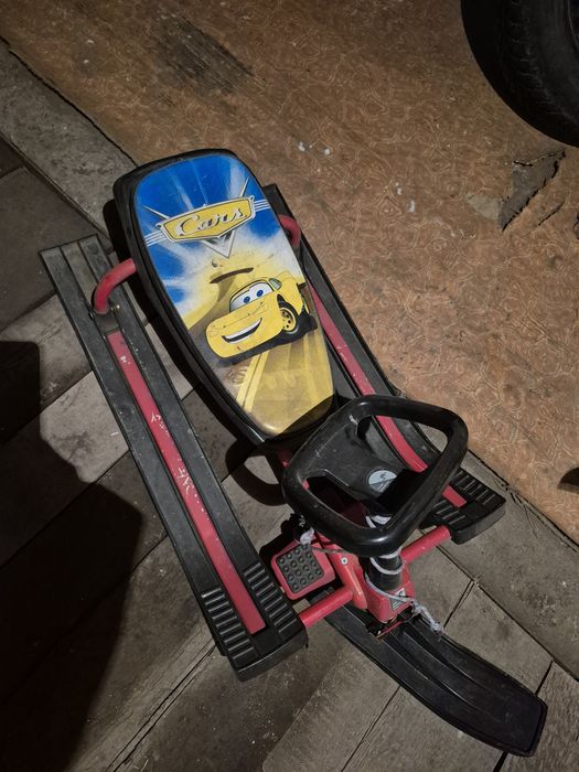 Снегоход   санки