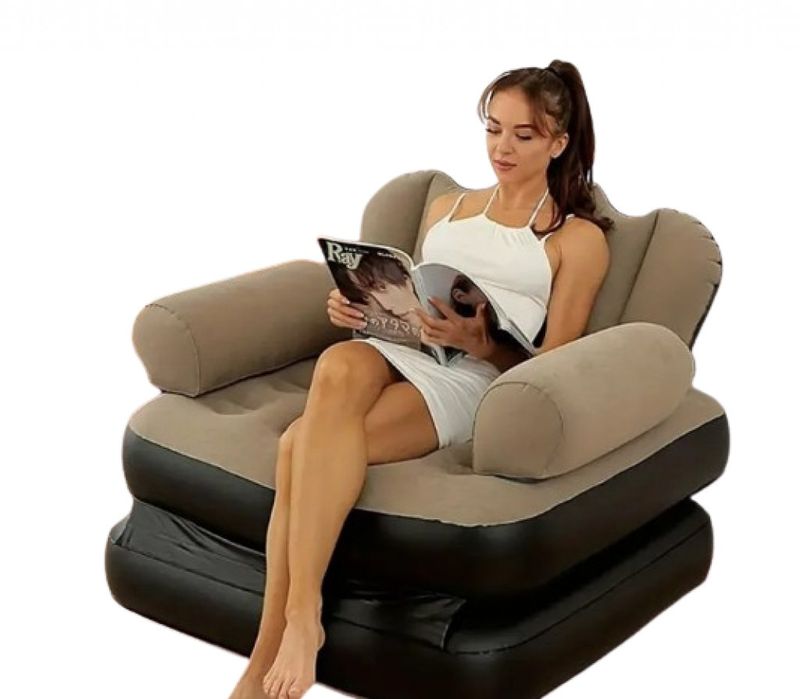 Надуваем фотьойл 5 в 1 SuperSofa - Пет вида комфорт в едно удобно решение