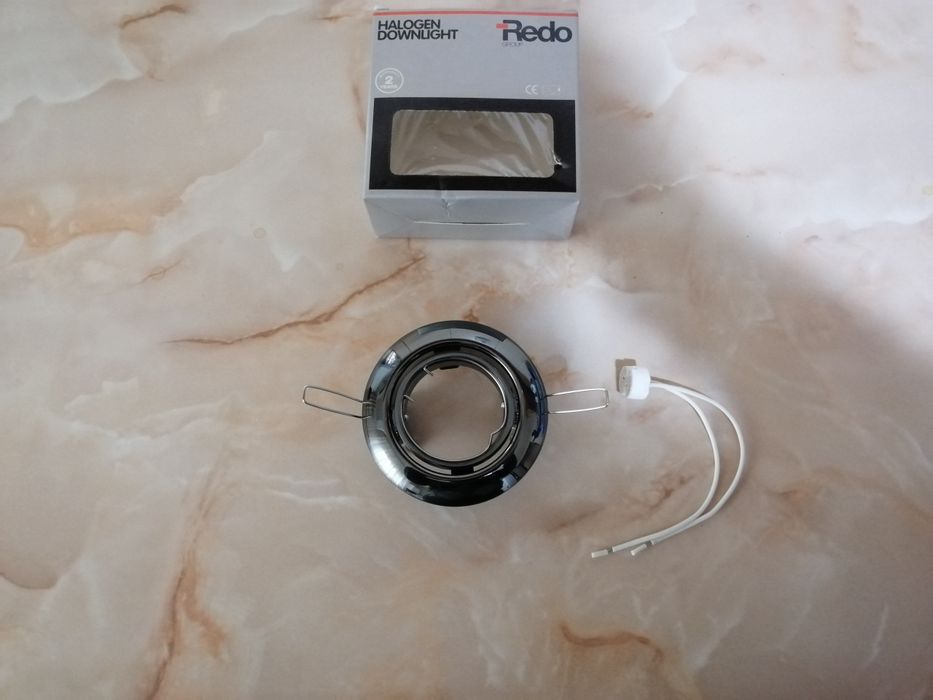 Spoturi Redo cromate, 12V, fara bec, 6 buc., Noi!, Tipla !