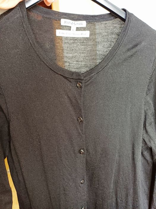 Черна Жилетка от мерино вълна Jean Paul Л