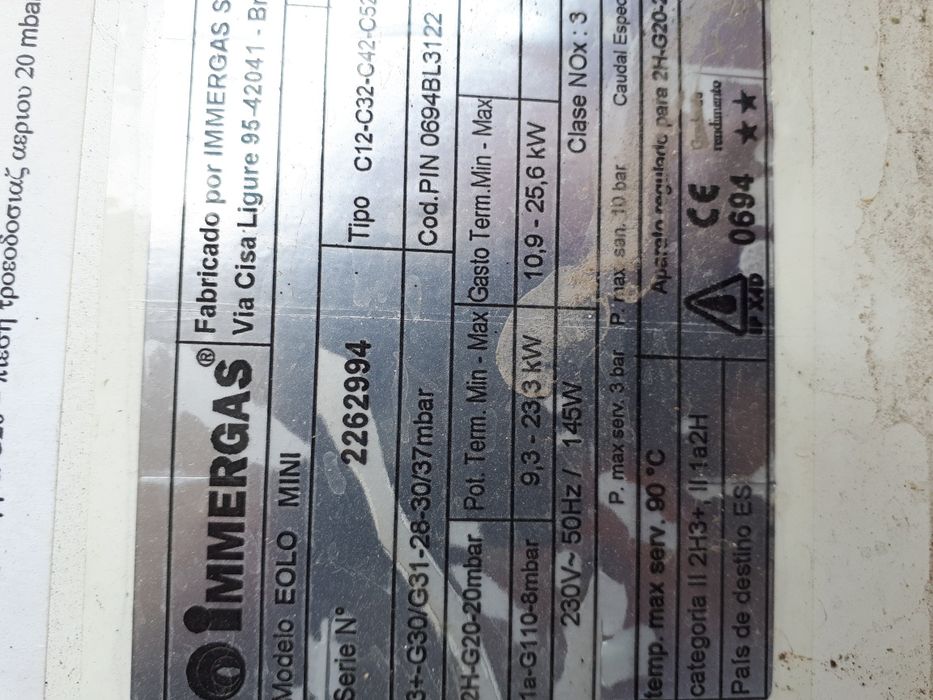 Centrala termica Immergas Eolo Mini