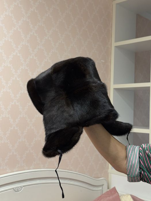 Норковая шапка ушанка