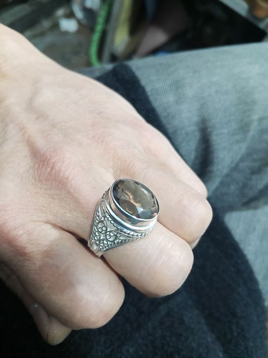 Серебряное Кольцо с топазом