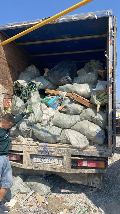 Вывоз мусора Шымкент Газель Қоқыс строительный отход мебель гараж хлам