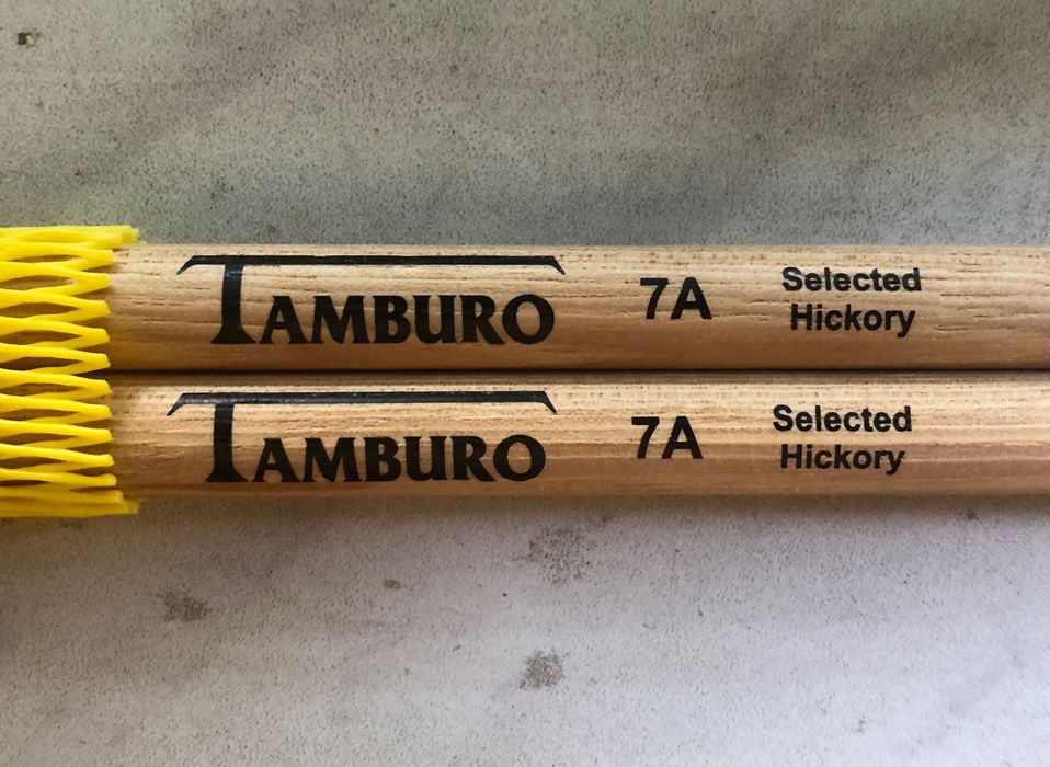 Нови профес. палки за барабани марка Tamburo размер 7А. Хикори дърво.