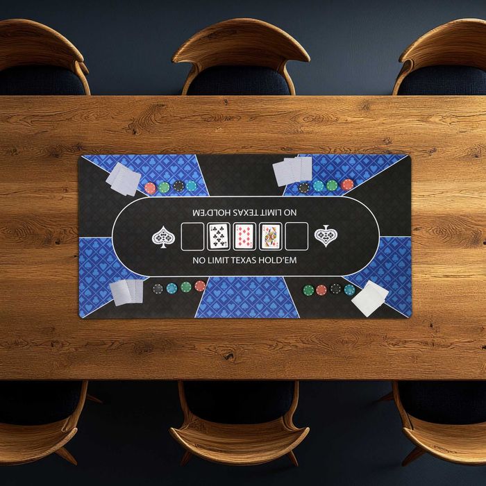 Covoras poker profesional 120 x 60 cm impermeabil baza antiderapanta
