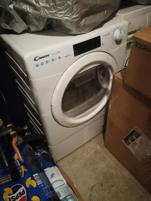 Uscator de rufe Candy Smart Pro CSO H7A2TE-S, Pompa de caldura, 7 kg,