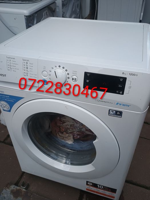 Mașină de spălat rufe clasa AA îndesit innex inverter 8 kg