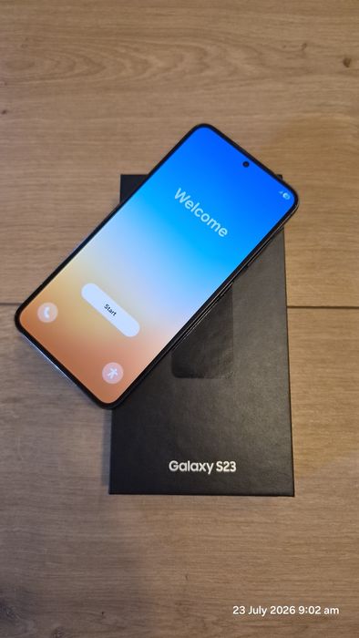 Vând Samsung S23 128 GB utilizat+ Husă/folie privacy noi