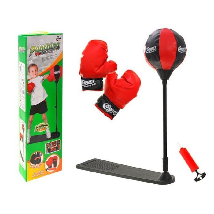 Детска боксова круша със стойка и ръкавици подарък