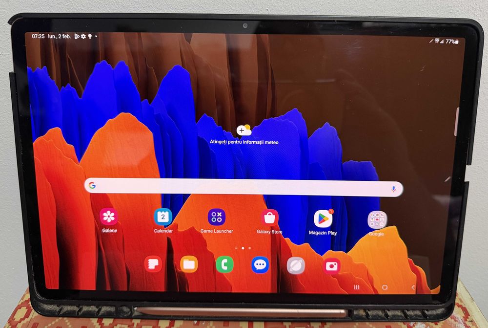 tableta samsung tab s7 plus 128 gb sim stare perfecta baterie 2 zile