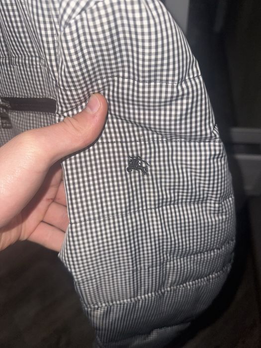 burberry black label микропуховик