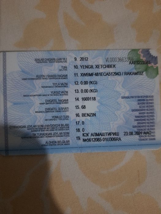 Тоза ва тиник машина олинг маза килиб мининг.