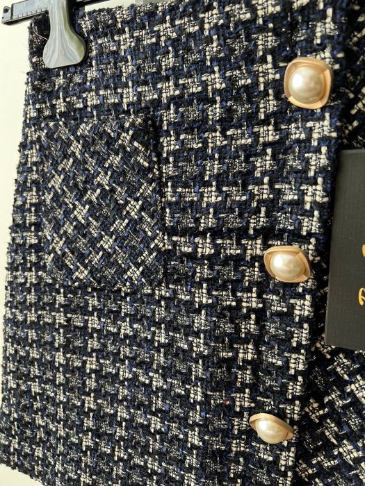 Твидовая юбка шорты