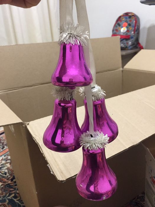 Елочные игрушки, стекло ГДР