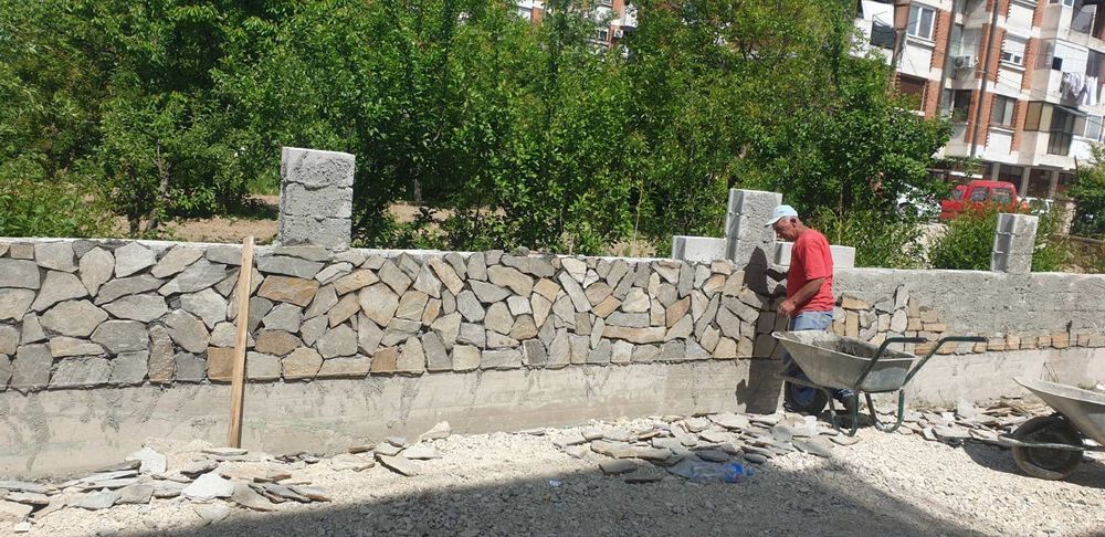 Естествен камък неоформен Металик за облицовка