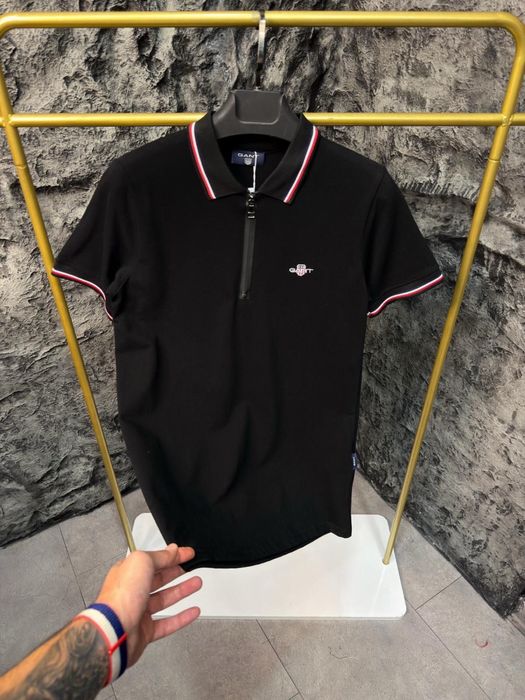 Tricou cu guler GANT