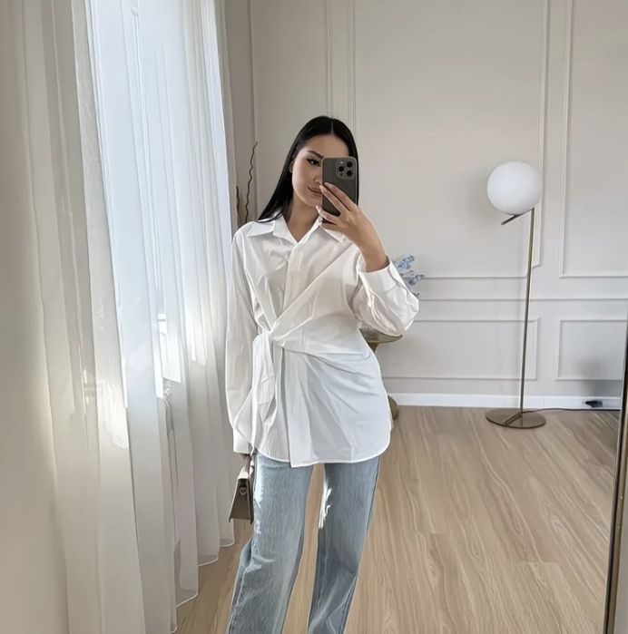 Рубашка на завязках