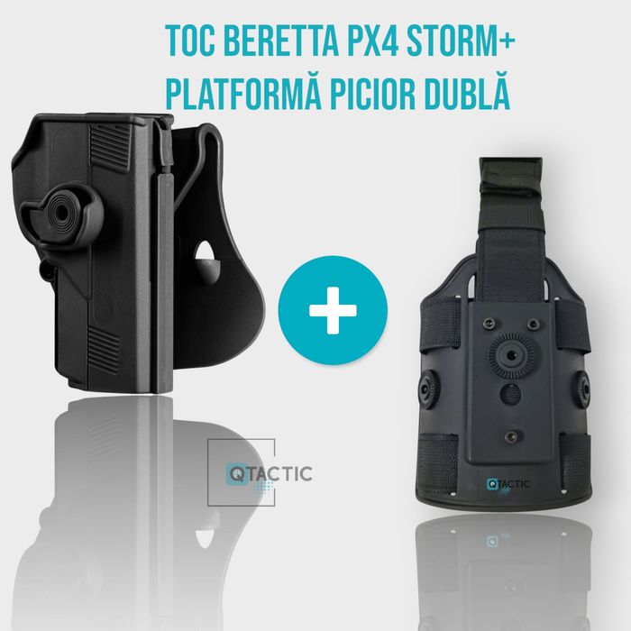 Platforma picior Beretta PX4 Storm + Toc și prindere pentru centură - Politia Romana