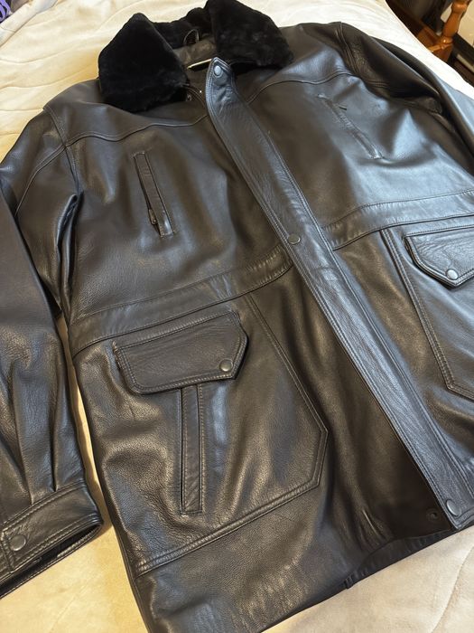 Ново кожено яке / шуба полицейска