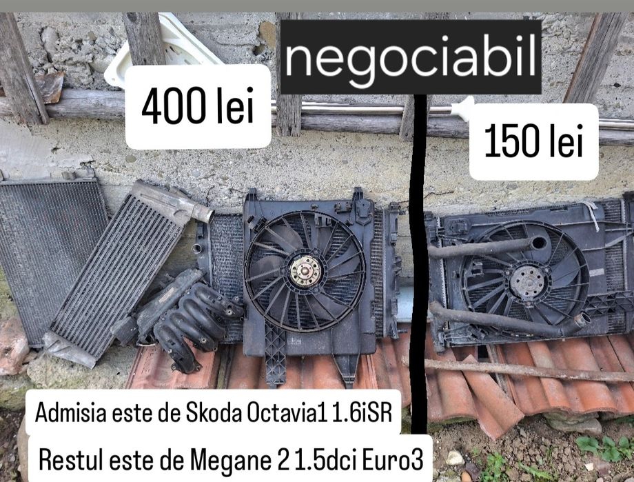 Radiatoare, Intercooler, termocuple, condensator Megane 2 1.5dci euro