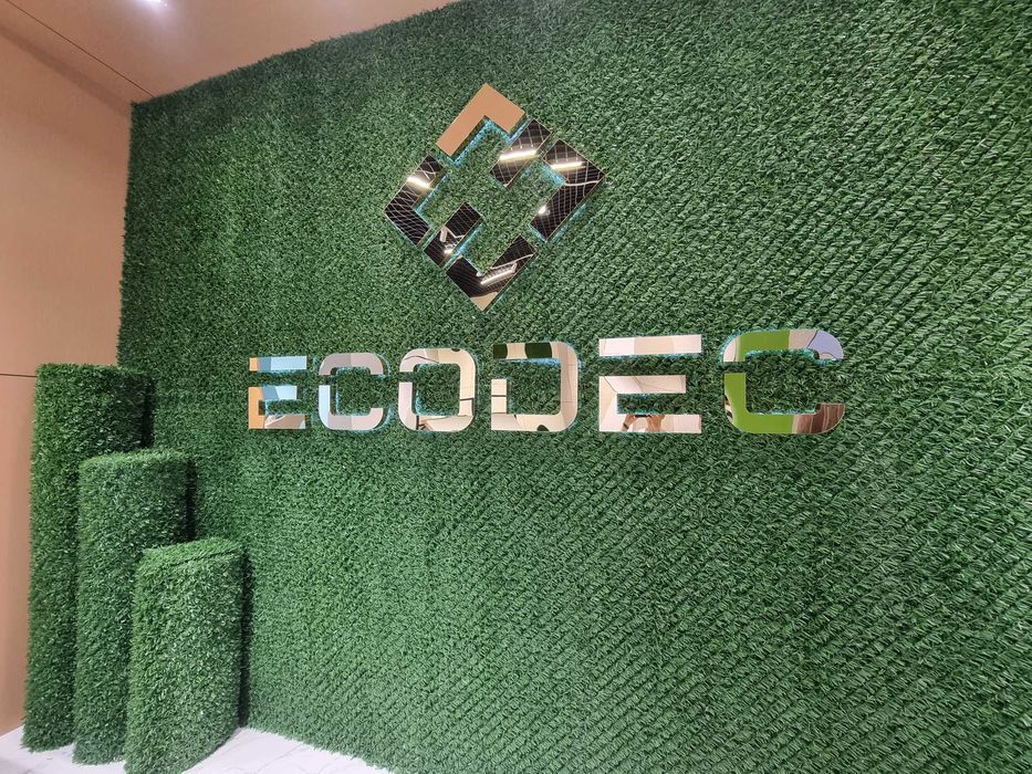 ECODEC GREEN Suniy yashil dekorativ devor Зелёный забор