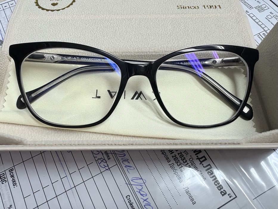 Нови! Kwiat рамка + стъкла с филтър за синя светлина