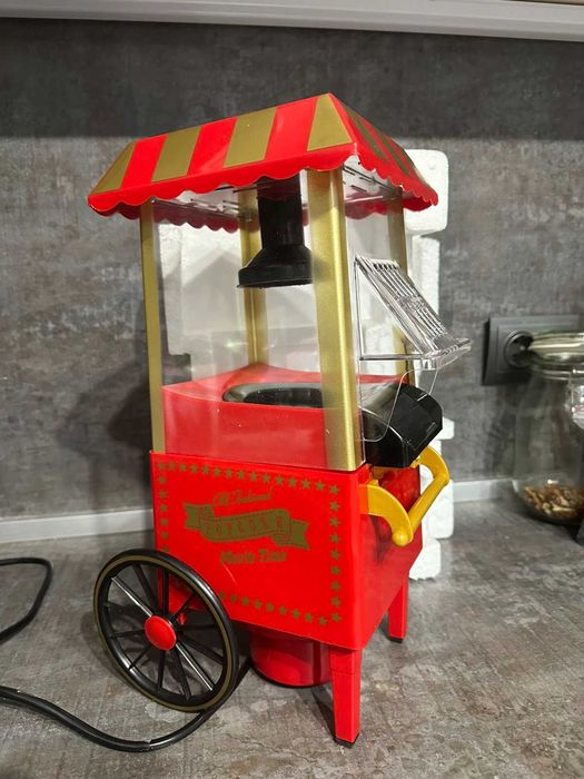 Ретро Машина за Пуканки | Домашна Машина за Пуканки