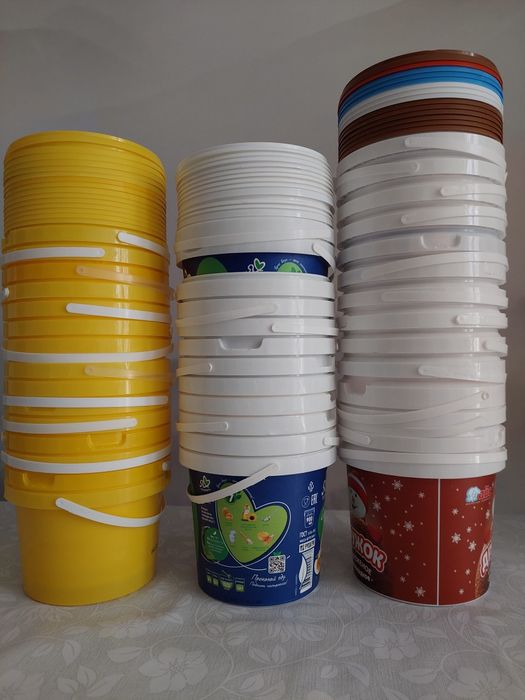 Пластиковые ведёрки