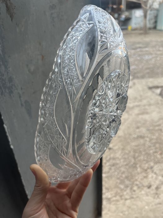 Лода стеклянный салатник