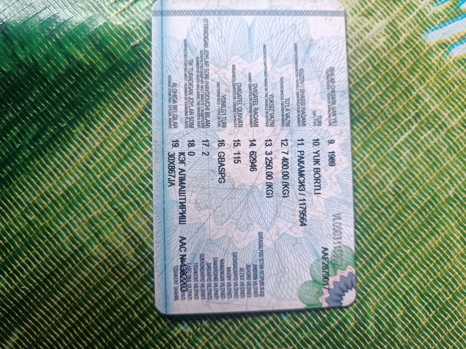 Gaz53 sotiladi yili 1989