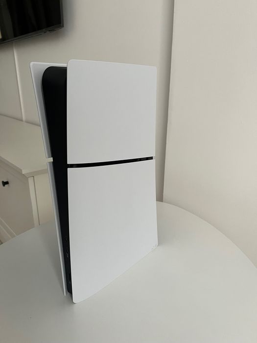 Panouri laterale originale PlayStation 5 Slim albe (Gravate) – Impecabile