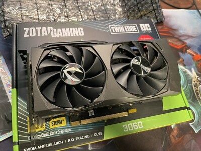 1г Гаранция! RTX 3060 12GB Zotac Twin Edge