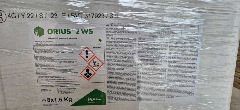 Fungicid Tratament Samanta ORIUS 2 WS, Nufarm, grau, orz, secara