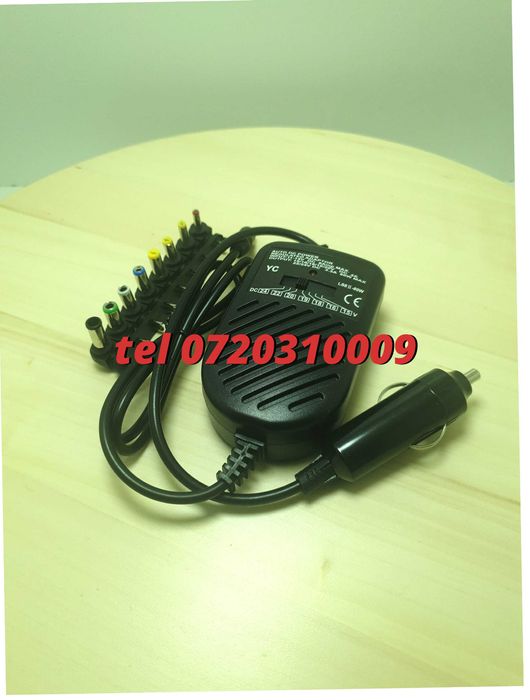 Alimentator Auto Universal Laptop12v 8 Capete Schimb