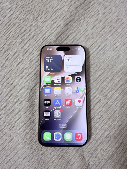 Продам iPhone 16 Pro 256GB Desert titanium/ 90% акб/ sim+esim/ идеал