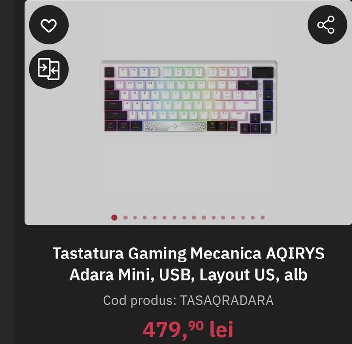 Tastatura gaming aqirys