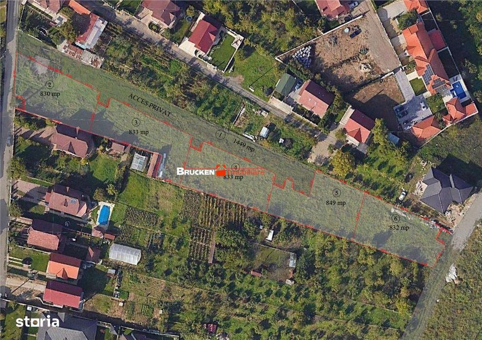 Teren intravilan pentru dezvoltare rezidentiala | 5.680 mp | front dub