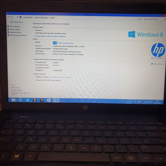 Laptop  HP250 G1