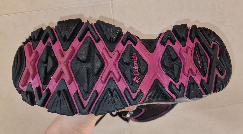 NOU Ghete de zăpadă copii/fete apreschi Columbia BUGABOOT - 32°C