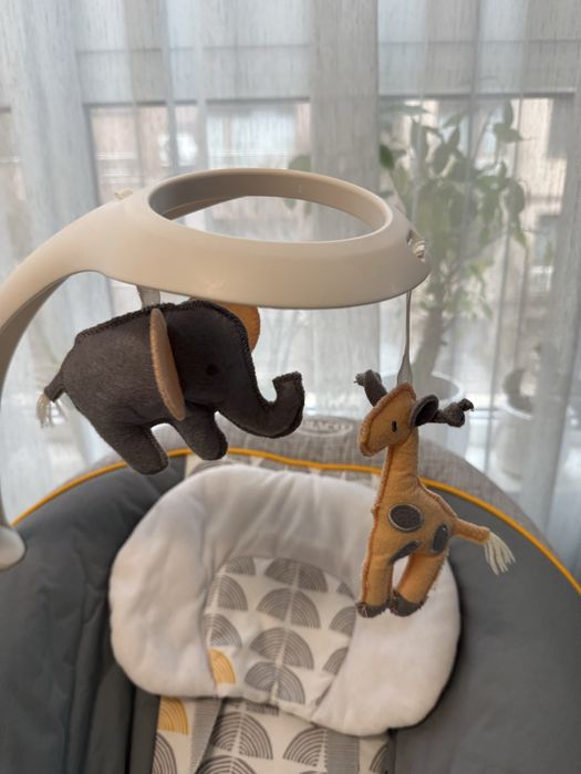 Люлка Graco - All Ways Soother, сиво-бяла