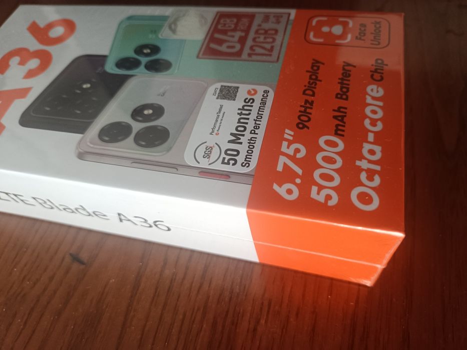 Продам смартфон ZTE A36