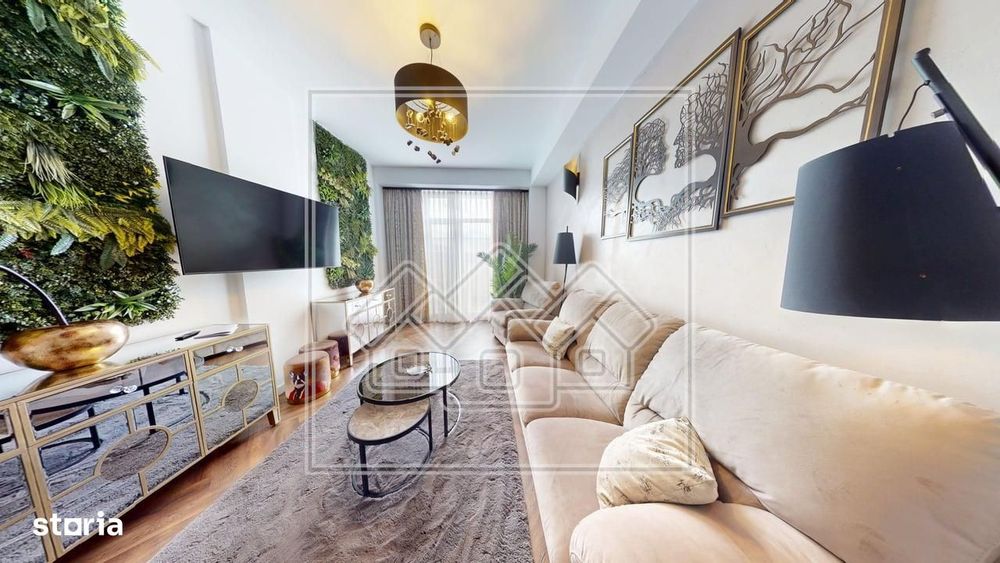 Penthouse de vanzare, terasa de 120 mp, mobilat si utilat confort lux