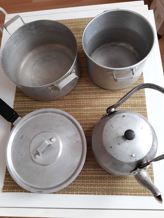 Set 5 piese bucatarie camping,TIR,etc germania DDR.