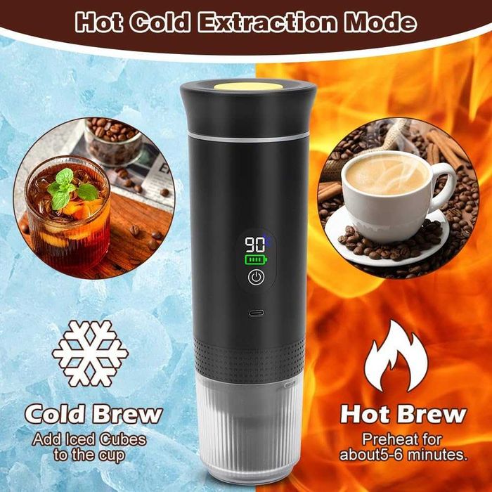 Нов Модел! Преносима еспресо кафемашина ,Nespresso, Dolce Gusto, кафе