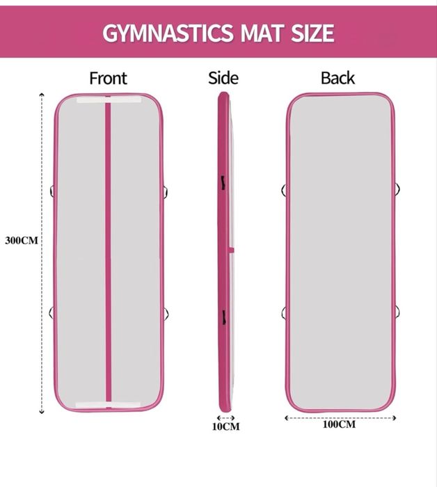 Saltea gimnastica gonflabila