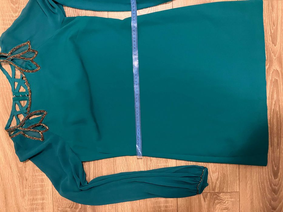 Rochie scurta verde smarald Warehouse Spotlight S UK8