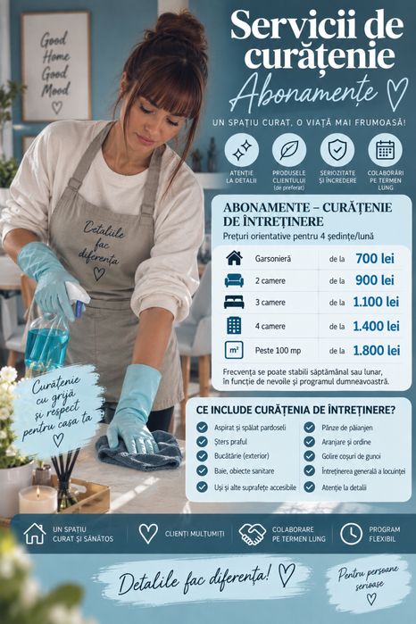 Servicii de curatenie