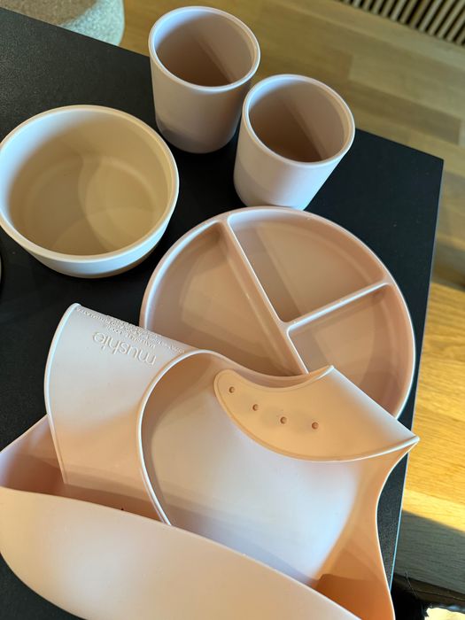 Бебешки сет за хранене Mushie