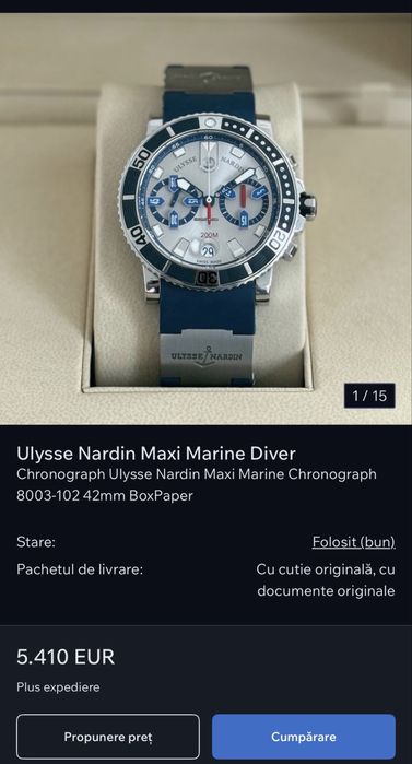 Ulysse Nardin Marine Diver Chronograph